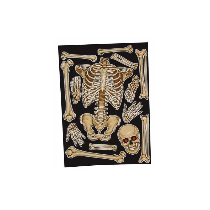 AUTOCOLANT HALLOWEEN SQUELETTE