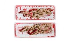 INTESTIN/ BOYAUX LATEX ENSANGLANTE 26 X 14 X 3 CM DANS BARQUETTE