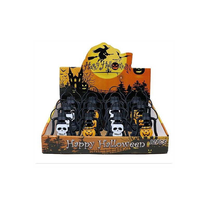 LANTERNES LED HALLOWEEN 10 CM MODEL ASSORTIS LANTERNES LED HALLOWEEN 10 CM MODEL ASSORTIS