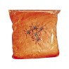TOILE D'ARAIGNEE ORANGE 100G + 6 ARAIGNEES  TOILE D'ARAIGNEE ORANGE 100G + 6 ARAIGNEES