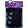 TOILE D'ARAIGNEE NOIRE AVEC ARAIGNEE 100G