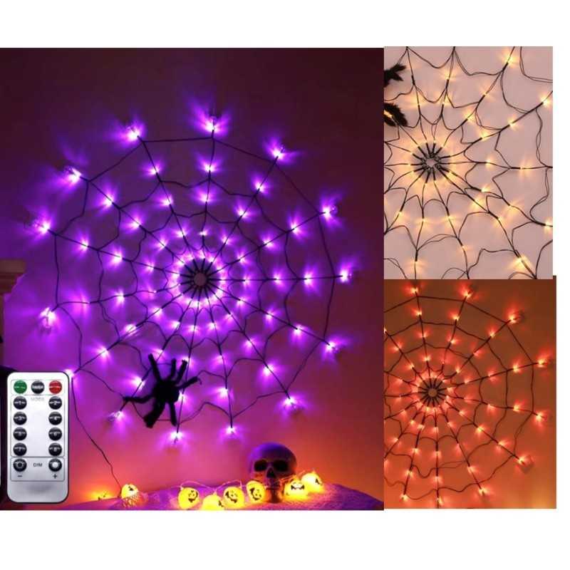 DECORATION HALLOWEEN TOILE LED 1M 