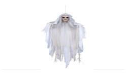 DECORATION HALLOWEEN SUSPENDUE FEMME FANTOME 50 CM 