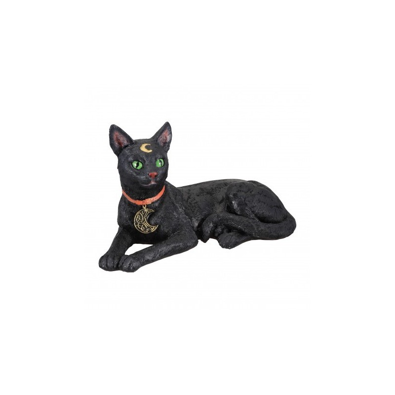 CHAT NOIR POLYRESINE 31CM X 18CM X 18CM CHAT NOIR POLYRESINE 31CM X 18CM X 18CM
