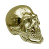 TETE DE MORT OR  17 CM X 11.5 X 13.5 CM  TETE DE MORT OR  17 CM X 11.5 X 13.5 CM
