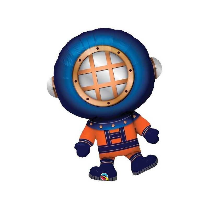 BALLON METALLIQUE SCAPHANDRIER 94 CM 