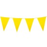 GUIRLANDE PAVILLONS  OU FANIONS JAUNE GRAND MODELE 45 X 30 CM  LONGUEUR 10 M GUIRLANDE PAVILLONS  OU FANIONS JAUNE GRAND MODELE 45 X 30 CM  LONGUEUR 10 M