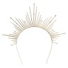 TIARE COURONNE DIADEME SERRE TETE HALO ORION METAL OR TIARE COURONNE DIADEME SERRE TETE HALO ORION METAL OR