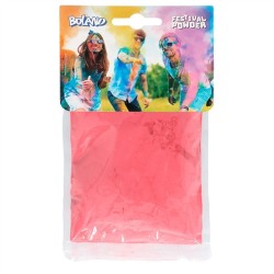 1 SACHET DE POUDRE FESTIVAL HOLI FLUO COULEUR ROSE SACHET 70 G