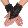 MITAINES EN DENTELLE NOIRE