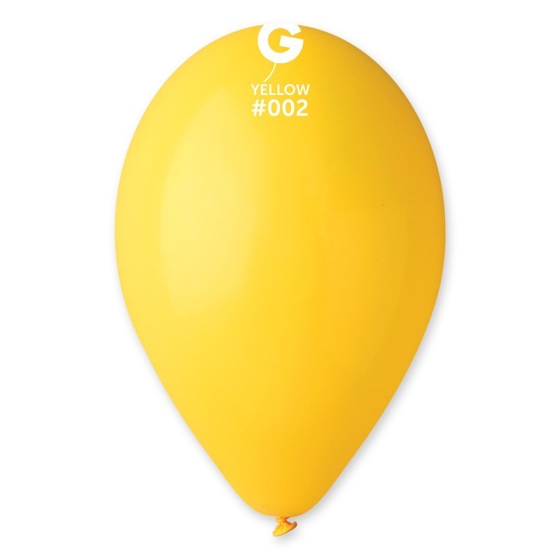 50 BALLONS JAUNE YELLOW BIO LATEX 30 CM  50 BALLONS JAUNE YELLOW BIO LATEX 30 CM