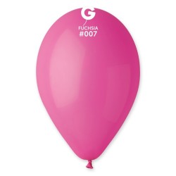 10 BALLONS ROSE FUSHIA  007 BIO LATEX 28-30 CM 