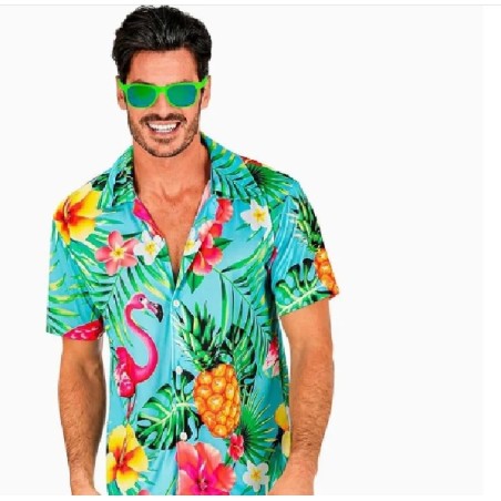 DEGUISEMENT CHEMISE HAWAI TAILLE S-M