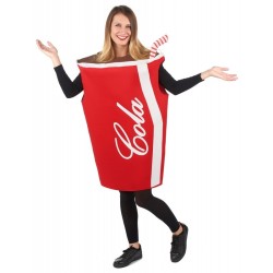 DEGUISEMENT VERRE DE COCA TAILLE UNIQUE