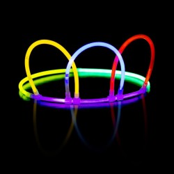 1 TIARE OU CORONNE FLUO GLOW STICK