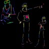 48 ACCESSOIRES  FLUO GLOW STICK COSTUME 48 ACCESSOIRES  FLUO GLOW STICK COSTUME
