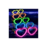 LUNETTES FLUO GLOW STICK FORME COEUR COULEURS ASSORTIES