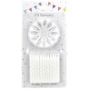 24 BOUGIES BLANCHES 6 CM AVEC 12 SUPPORTS OU BOBECHES 24 BOUGIES BLANCHES 6 CM AVEC 12 SUPPORTS OU BOBECHES