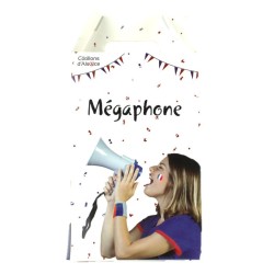MEGAPHONE 16 CM SUPPORTER FRANCE