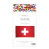 DRAPEAU SUISSE EN TISSU POLYESTER 90 X 150 CM DRAPEAU SUISSE EN TISSU POLYESTER 90 X 150 CM