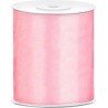 RUBAN SATIN ROSE 100 MM X 25 M