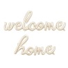 GUIRLANDE BALLONS METALLIQUES GONFLAGE AIR WELCOME HOME BLANC CREME 258 X 55 CM