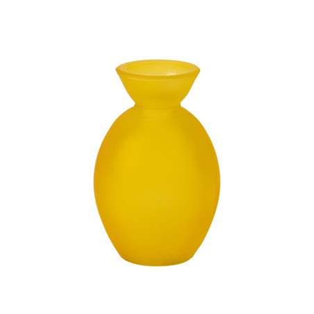 VASE NOAM JAUNE CITRON 7 X 10.5 CM 