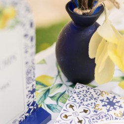 VASE NOAM BLEU ROI 7 X 10.5 CM 