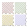 16 SERVIETTES VICHY PASTEL 33 X 33 CM LILAS ROSE VERT JAUNE OR ASSORTIS 16 SERVIETTES VICHY PASTEL 33 X 33 CM LILAS ROSE VERT JAUNE OR ASSORTIS