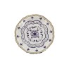 8 ASSIETTES DOLCE VITA BLEU ROI, BLANC ET OR 18 CM  8 ASSIETTES DOLCE VITA BLEU ROI, BLANC ET OR 18 CM