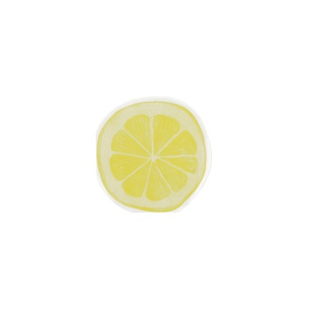 20 SERVIETTES COCKTAIL TRANCHE DE CITRON 24 CM 