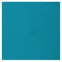20 SERVIETTES RAINBOW AIRLAID BLEU AQUA  40 X 40 CM