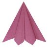 20 SERVIETTES RAINBOW AIRLAID ROSE BONBON 40 X 40 CM 