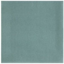 20 SERVIETTES RAINBOW AIRLAID VERT EUCALYPTUS 40 X 40 CM