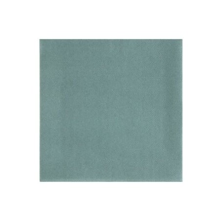 20 SERVIETTES RAINBOW AIRLAID VERT EUCALYPTUS 40 X 40 CM 