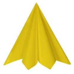20 SERVIETTES RAINBOW AIRLAID JAUNE  40 X 40 CM 