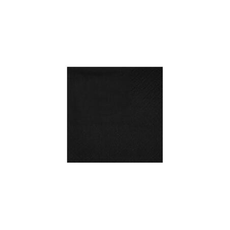 25 SERVIETTES COCKTAIL RAINBOW NOIR 20 X 21 CM 