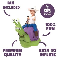DEGUISEMENT GONFLABLE ESCARGOT TAILLE ENFANT 