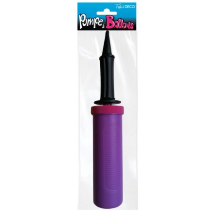 POMPE A BALLONS ALLER RETOUR COULEUR BLEUE