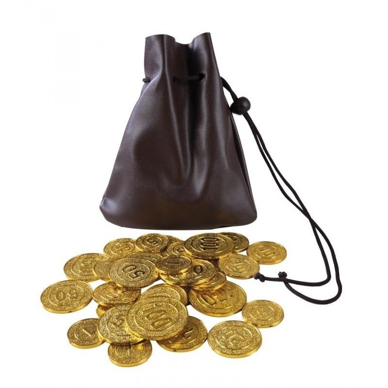 BOURSE AVEC PIECES D'OR BOURSE AVEC PIECES D'OR