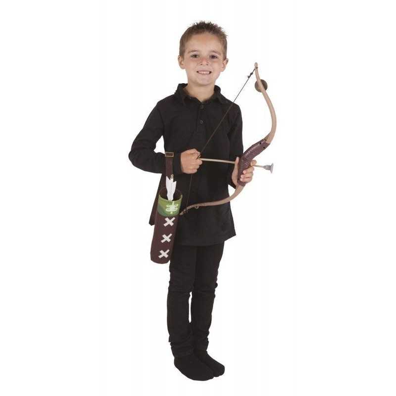 SET ACCESSOIRES ROBIN DES BOIS ARC FLECHES VENTOUSE ET CARQUOIS