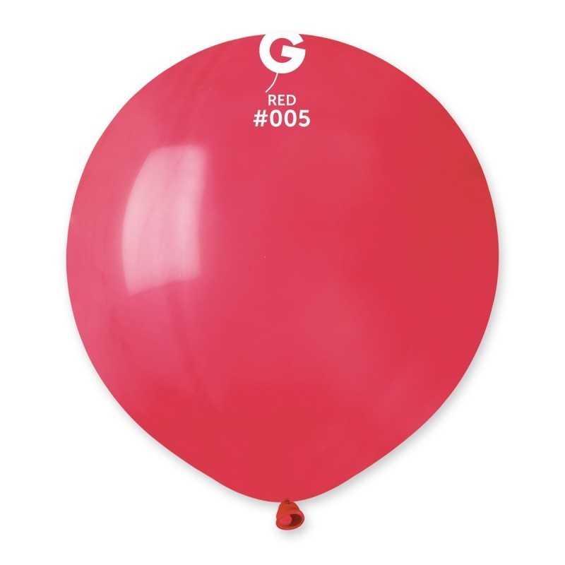 25 BALLONS ROUGE RED 005 LATEX 48 CM