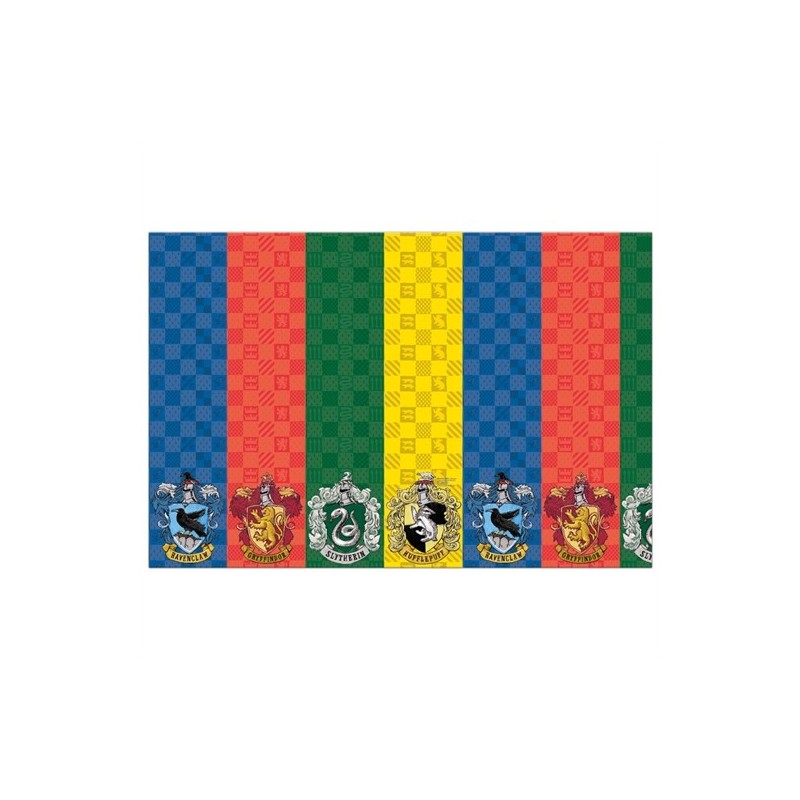 NAPPE EN PAPIER HARRY POTTER POUDLARD 4 ECOLES 120 CM X 180 CM NAPPE EN PAPIER HARRY POTTER POUDLARD 4 ECOLES 120 CM X 180 CM