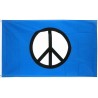 DRAPEAU PEACE BLEU 90 X 150 CM DRAPEAU PEACE BLEU 90 X 150 CM