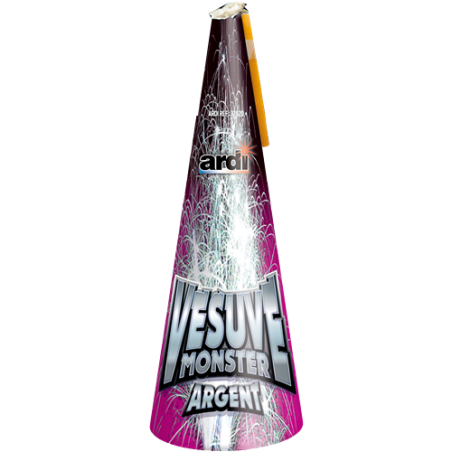 FEU D'ARTIFICE VOLCAN VESUVE MONSTER ARGENT
