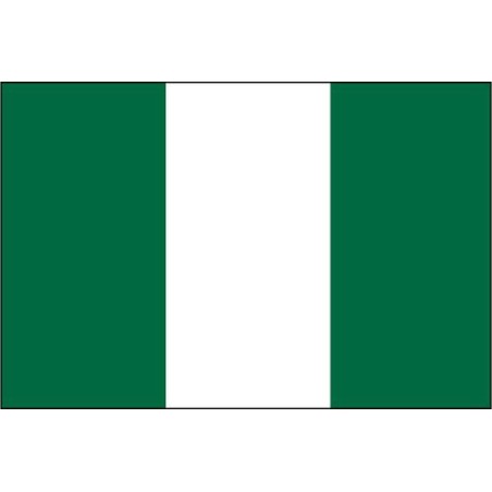 DRAPEAU NIGERIA EN TISSU 90 X 150 CM