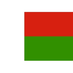 DRAPEAU MADAGASCAR EN TISSU 90 X 150 CM