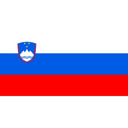 DRAPEAU SLOVENIE EN TISSU 60 X 90 CM