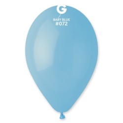 10 BALLONS BLEU CLAIR  072 BIO LATEX 30 CM