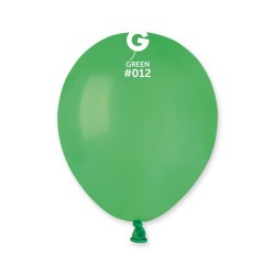50 BALLONS VERT GREEN LATEX 13 CM